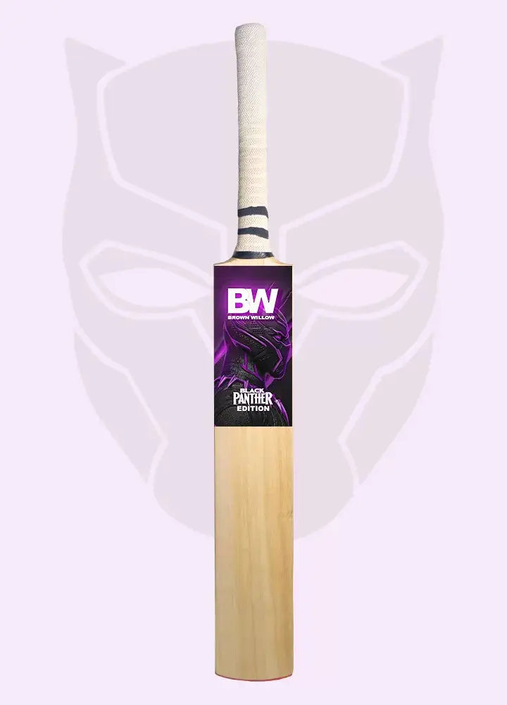 Kashmir Willow Black Panther Edition Leather Ball Grade A Bat My Store